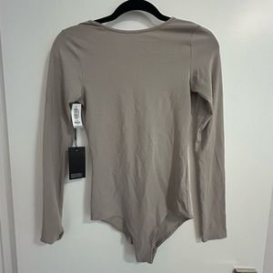 Aritzia COMMUNITY Smithers Bodysuit in Ashen